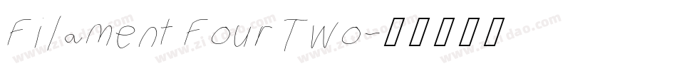 Filament Four Two字体转换